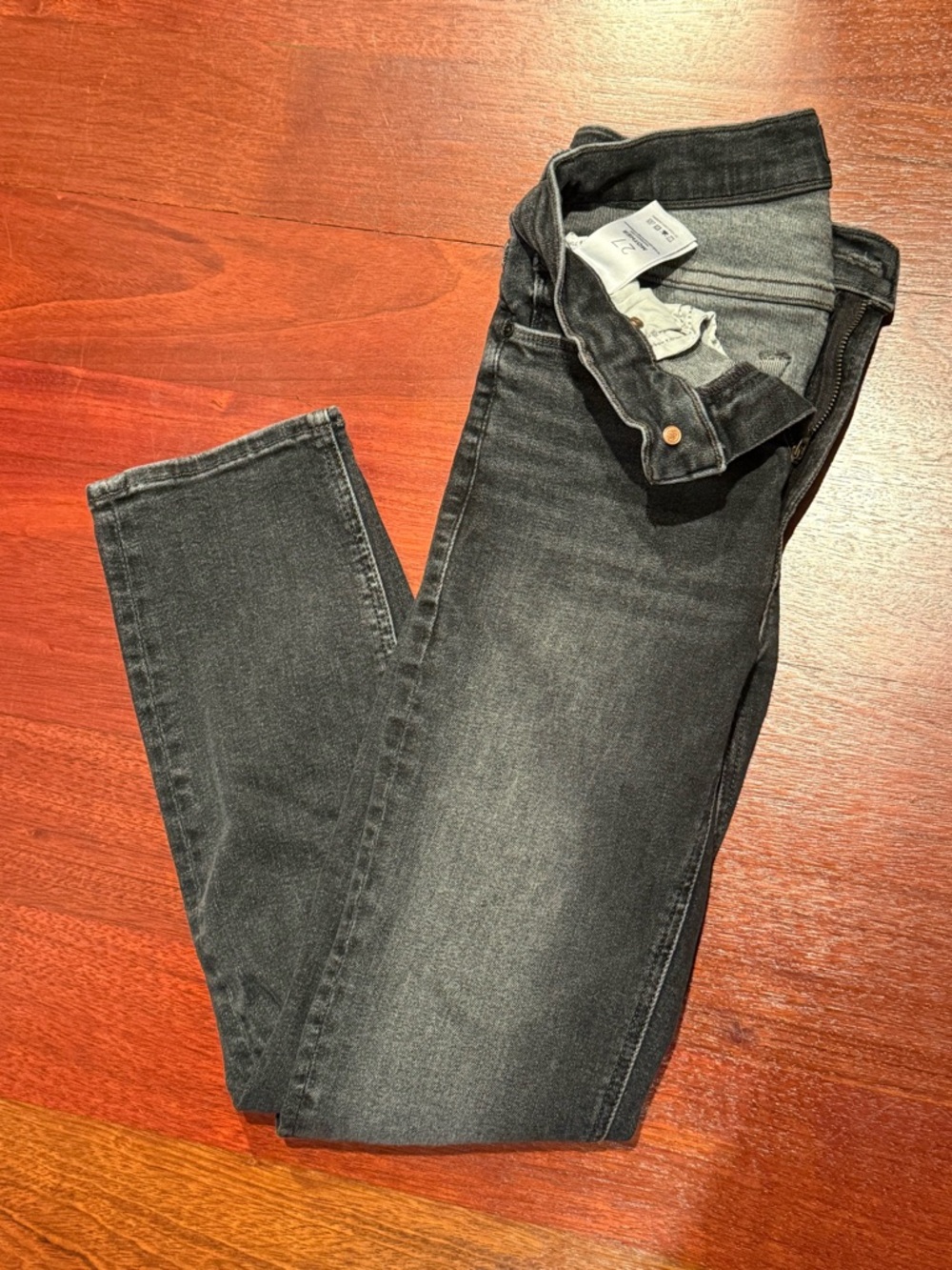 MOTHER Women's Washed Black Skinny Jeans